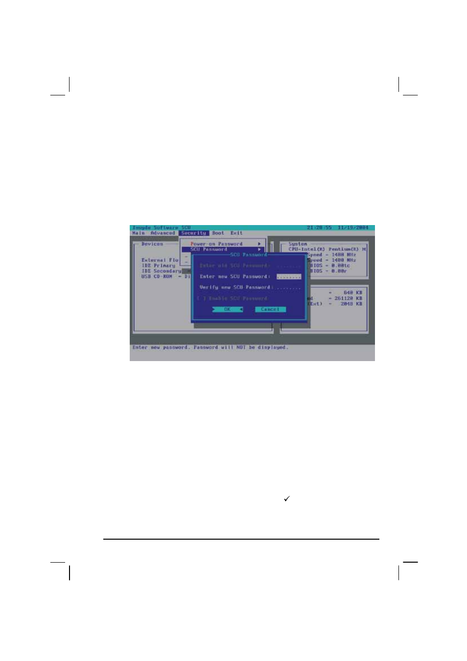 Scu password, Hard disk encryption | TAG MIL-BOOK 200 User Manual | Page 92 / 143
