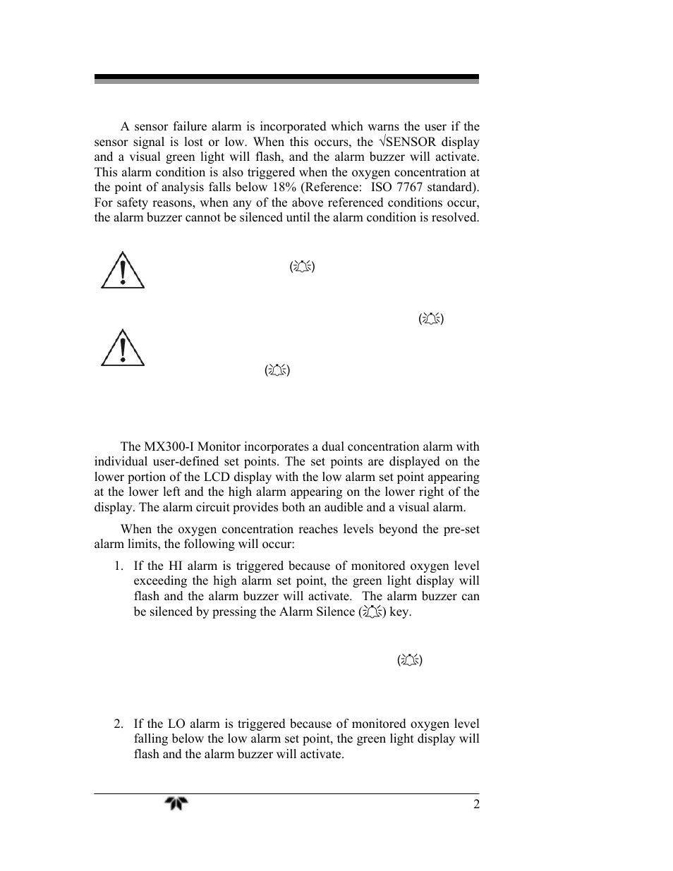 Teledyne MX300-I User Manual | Page 10 / 41