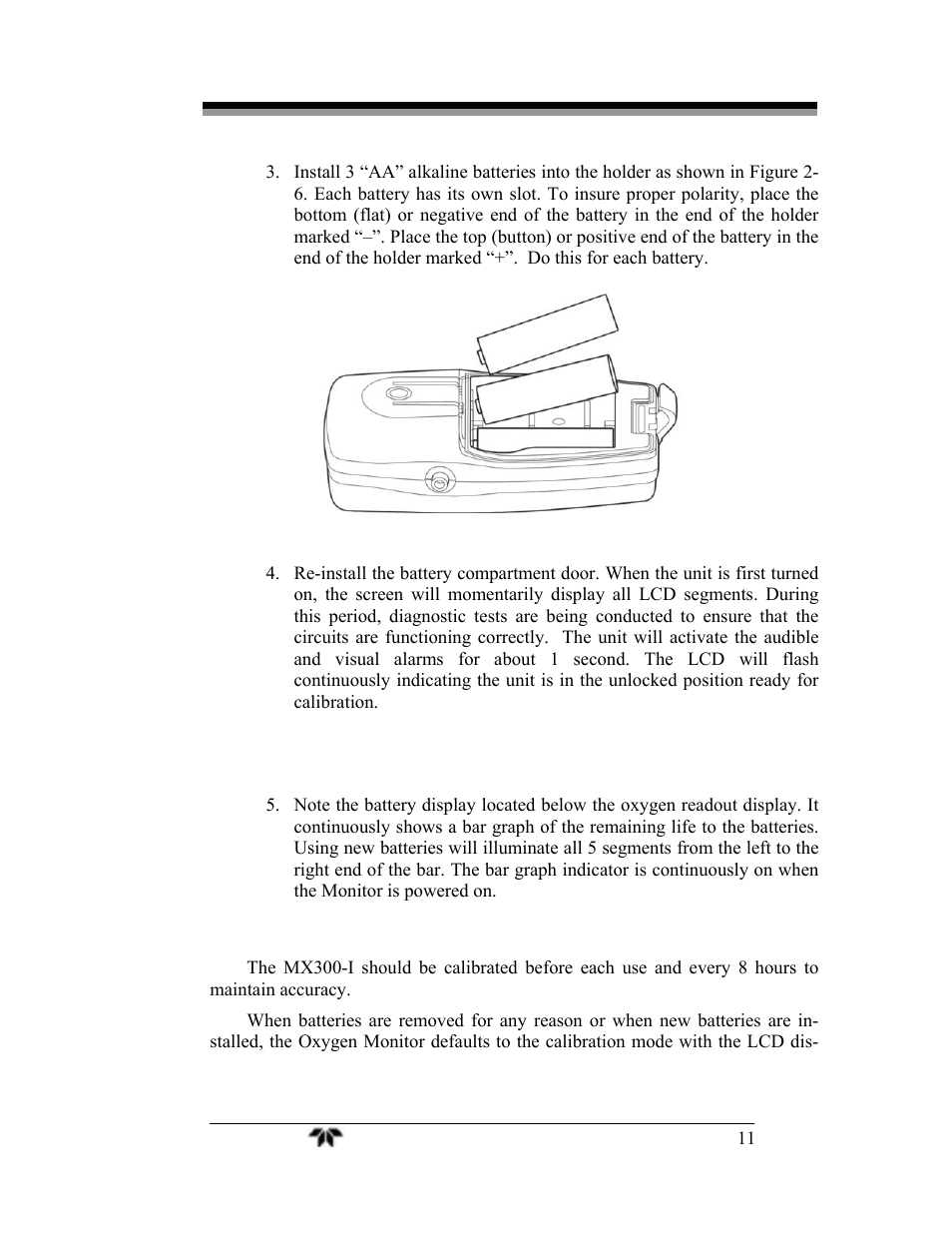 Teledyne MX300-I User Manual | Page 19 / 41