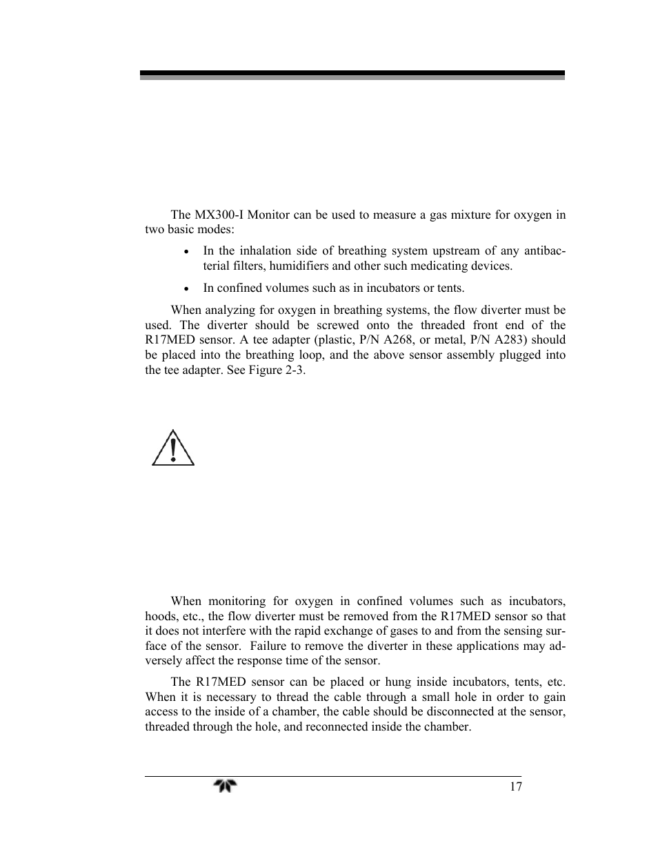 2 operation | Teledyne MX300-I User Manual | Page 25 / 41