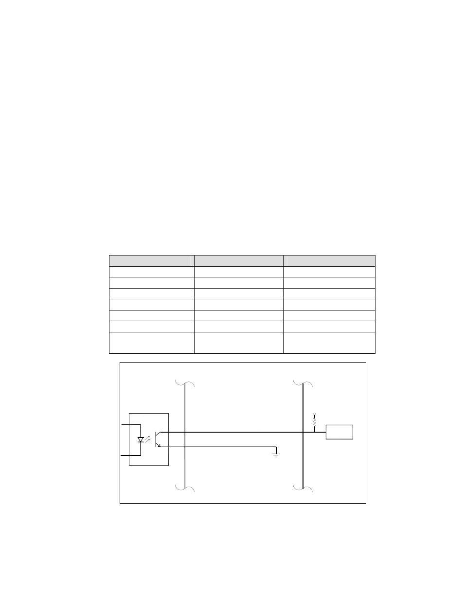 2 digital status outputs, Figure 2-4 digital output connections, Table 2-1 digital status output pins | Teledyne 460H User Manual | Page 15 / 38