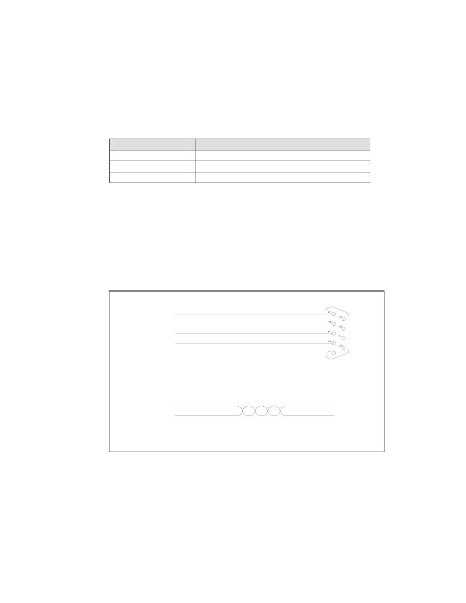 4 rs232/rs485 serial communications port, 4 rs232/rs485, Serial | Communications port, Figure 2-5 typical rs232 and rs485 connections, Table 2-3 serial port pins, Rs232, Rs485 | Teledyne 460H User Manual | Page 17 / 38