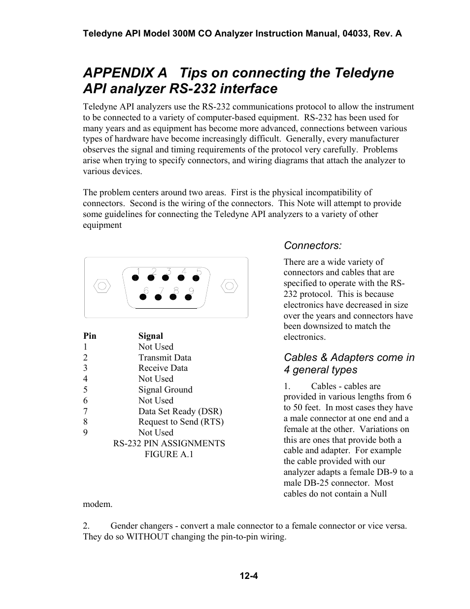 Odel, 300m e, Xpendables kit | 300m s, Pare parts kit, For one unit | Teledyne 300M User Manual | Page 120 / 123