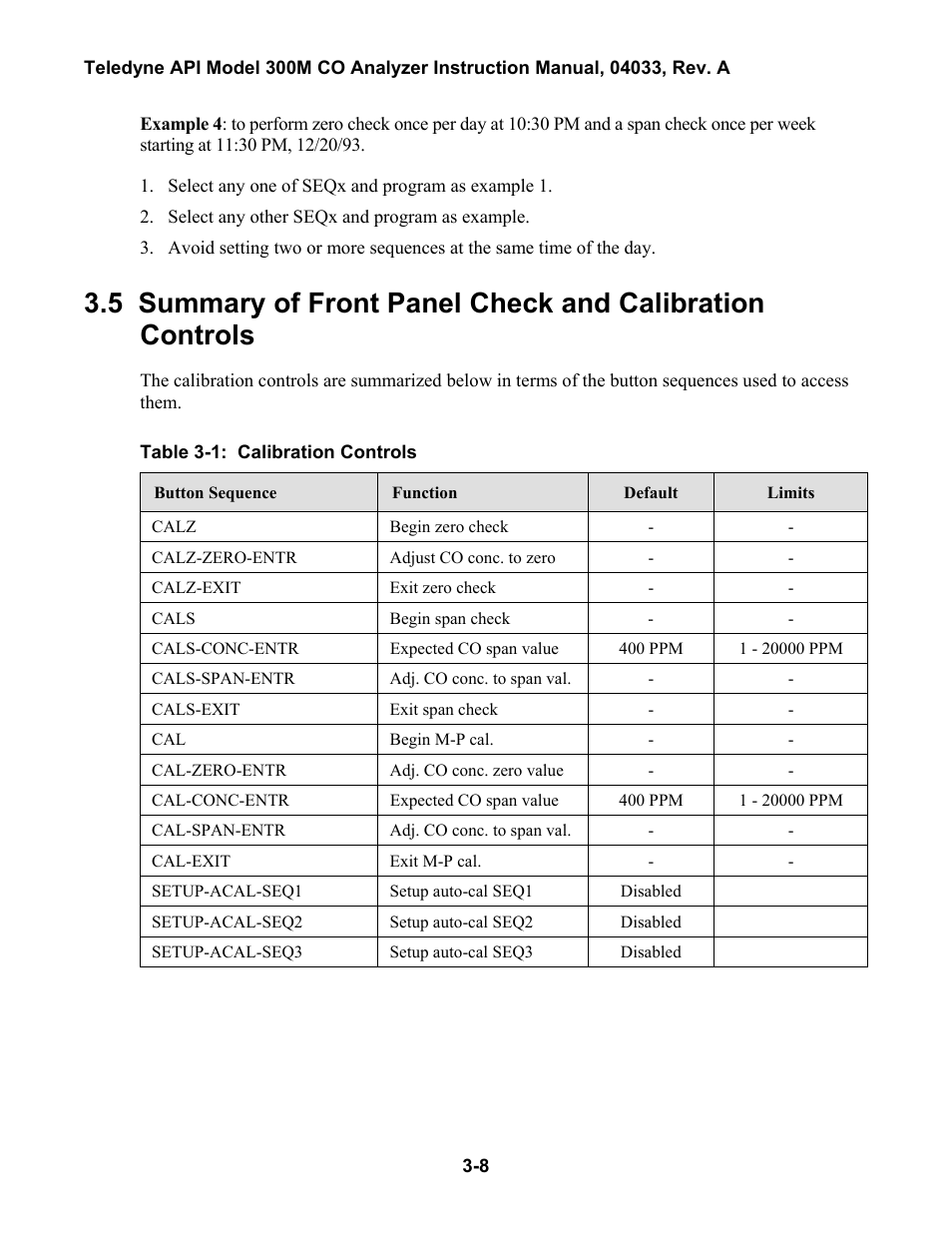 Teledyne 300M User Manual | Page 44 / 123