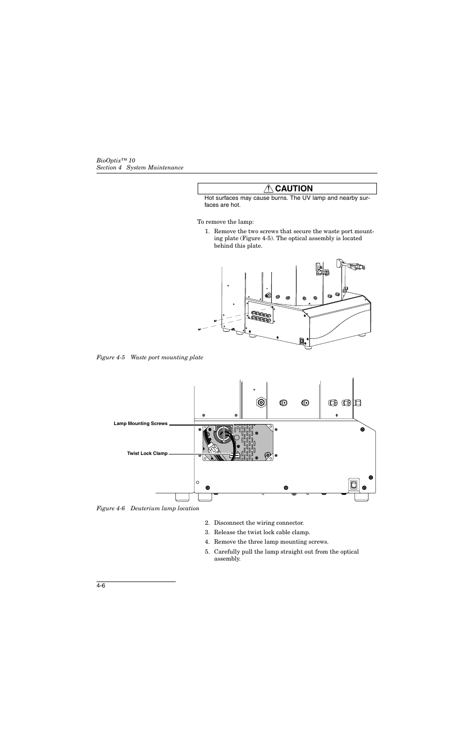 Caution | Teledyne 10 User Manual | Page 56 / 88