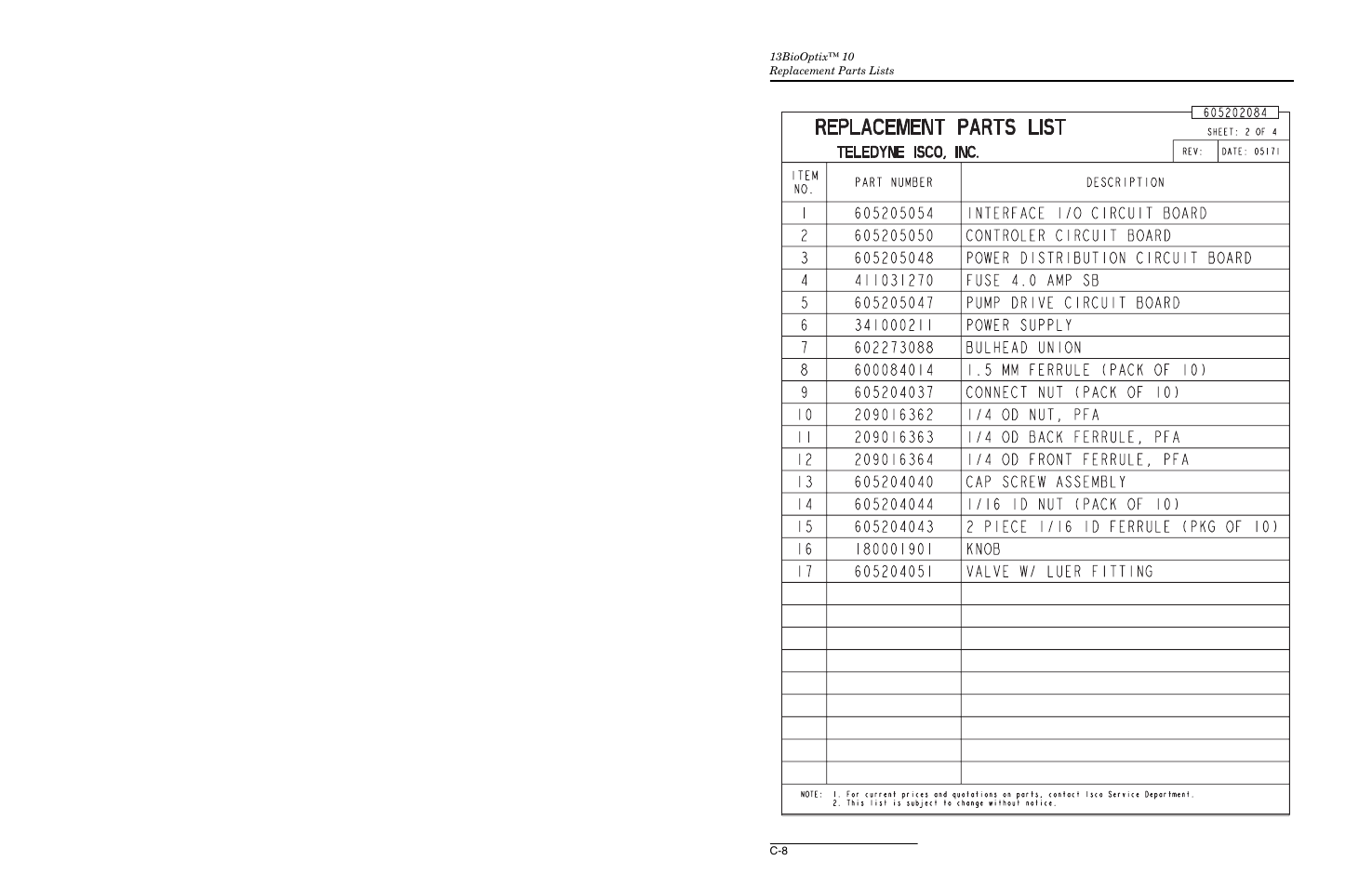 Teledyne 10 User Manual | Page 78 / 88