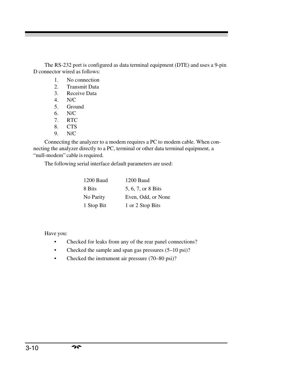 Teledyne 3160 User Manual | Page 28 / 68