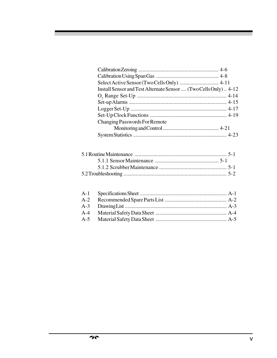 Teledyne 3160 User Manual | Page 5 / 68