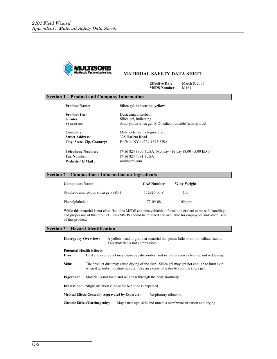 Teledyne Field Wizard 2101 User Manual | Page 64 / 76