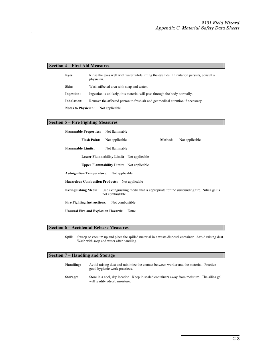 Teledyne Field Wizard 2101 User Manual | Page 65 / 76