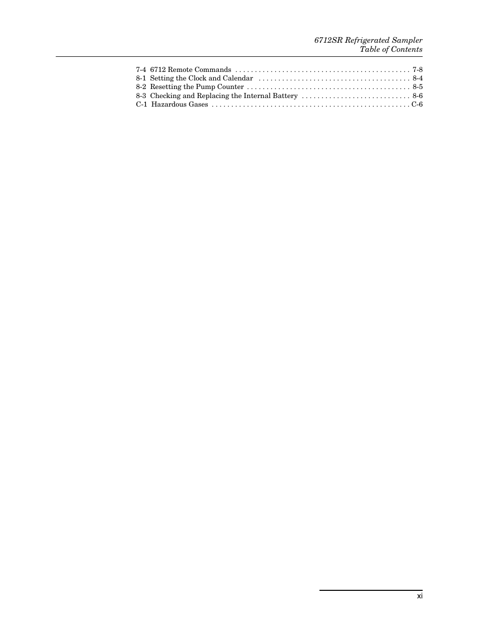 Teledyne 6712SR User Manual | Page 13 / 224