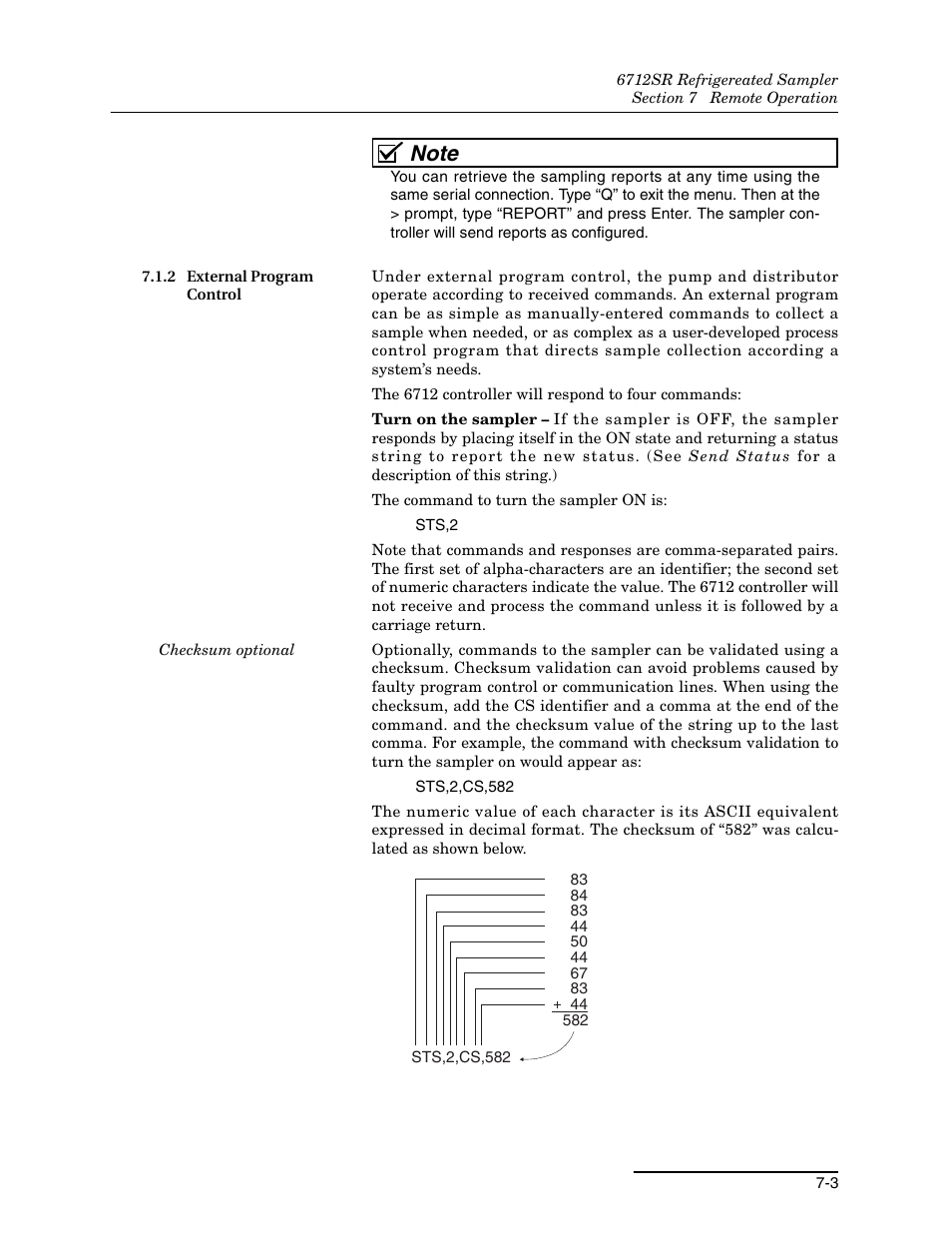 2 external program control, 2 external program control -3 | Teledyne 6712SR User Manual | Page 143 / 224