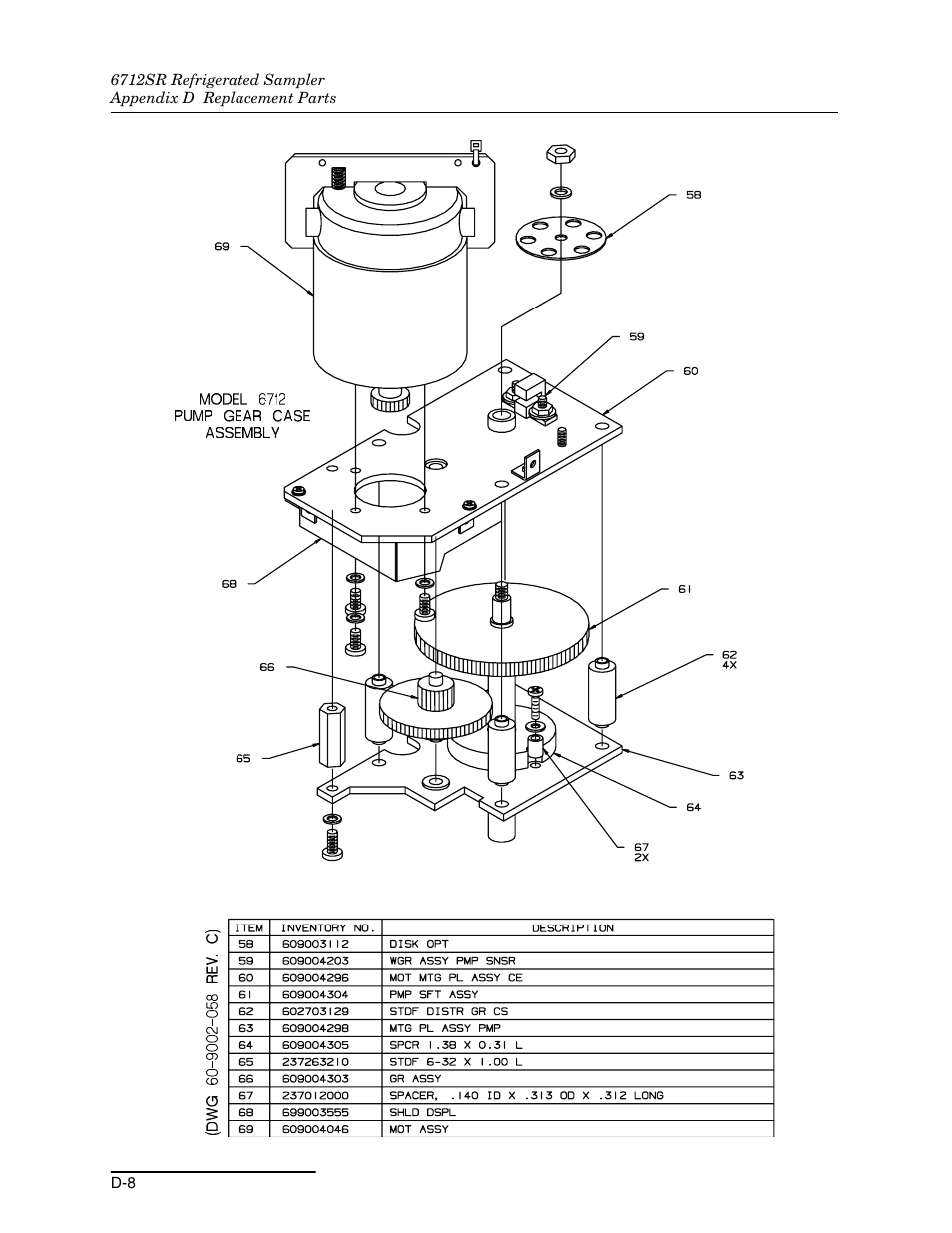 Teledyne 6712SR User Manual | Page 212 / 224