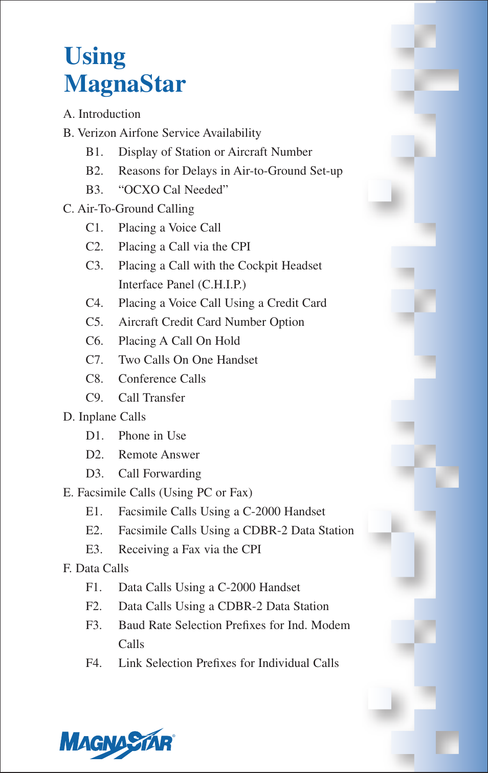 Using magnastar, Ii. using magnastar | Teledyne C-2000 User Manual | Page 16 / 100
