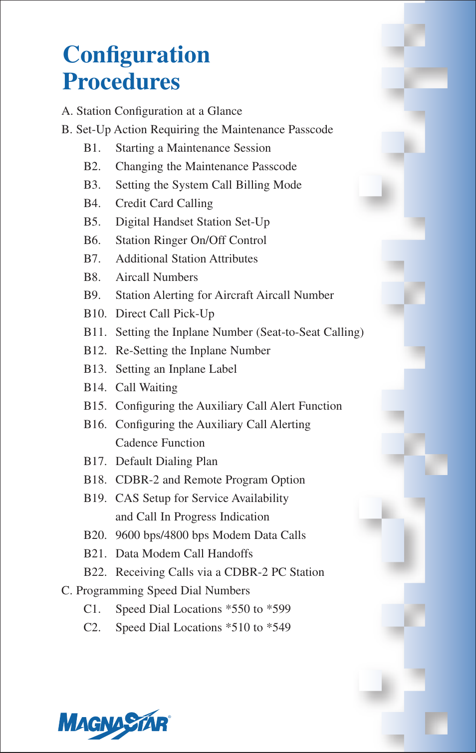 Configuration proceedures, Vi. configuration procedures, Configuration procedures | Teledyne C-2000 User Manual | Page 56 / 100