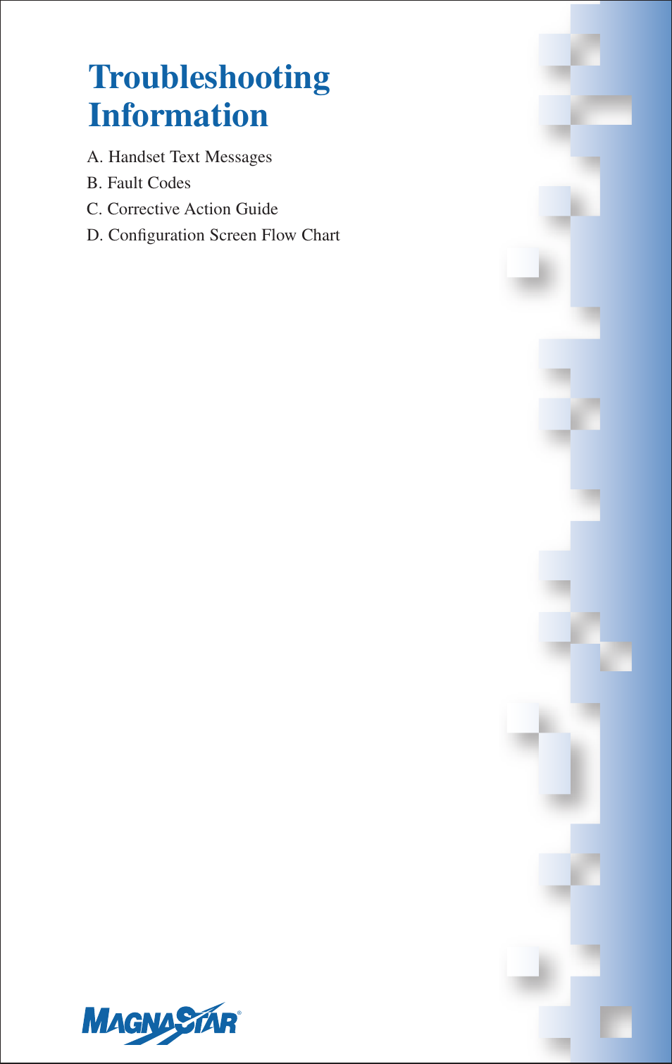 Troubleshooting information, X. troubleshooting information | Teledyne C-2000 User Manual | Page 81 / 100