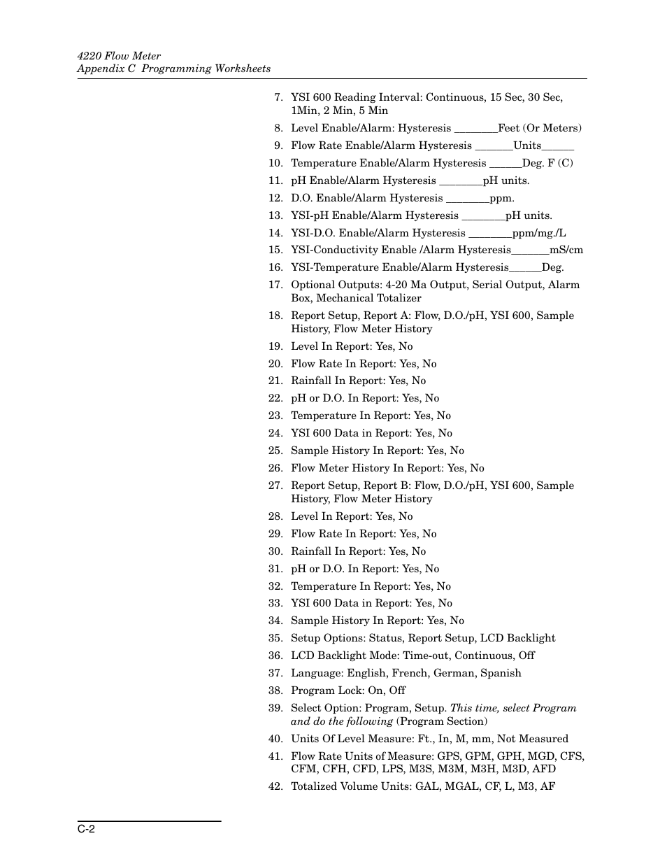 Teledyne 4220 User Manual | Page 166 / 198