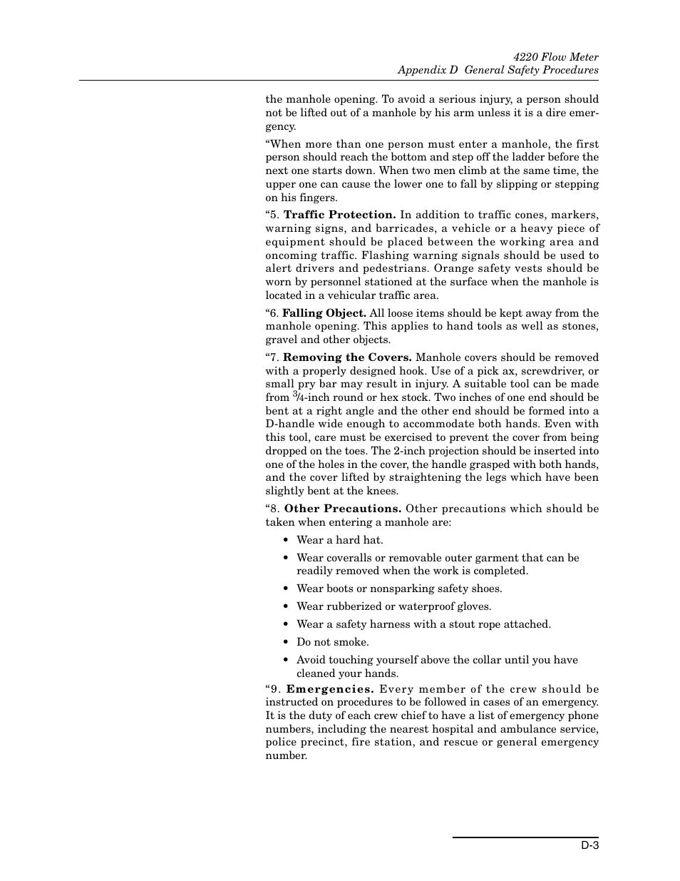 Teledyne 4220 User Manual | Page 175 / 198