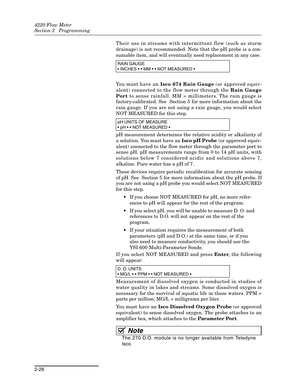 Teledyne 4220 User Manual | Page 54 / 198