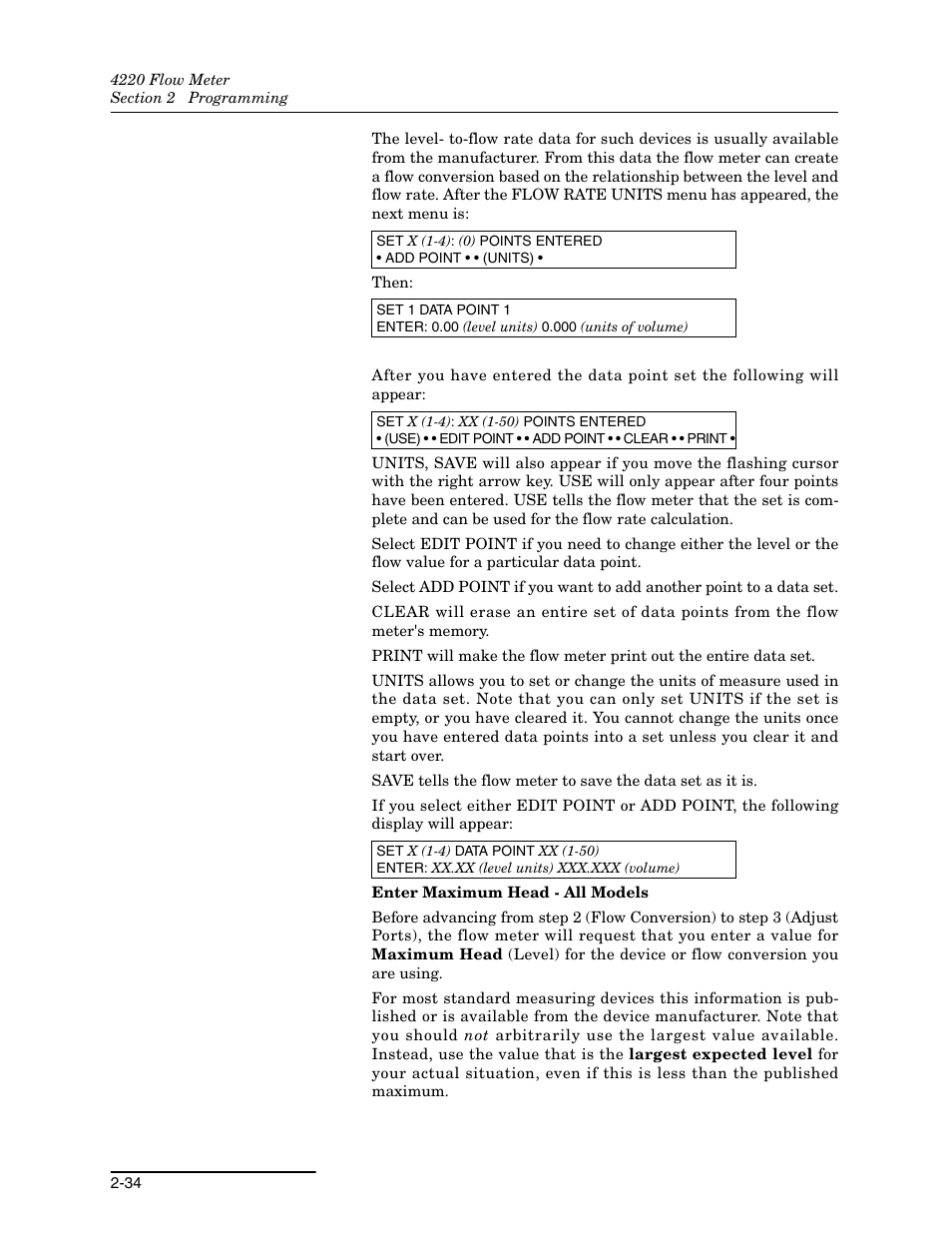 Teledyne 4220 User Manual | Page 62 / 198