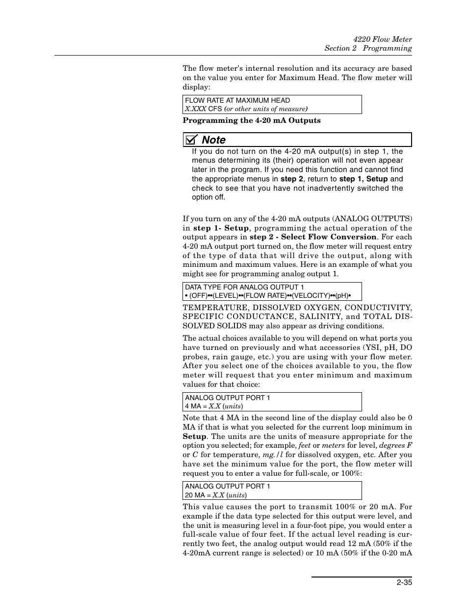Teledyne 4220 User Manual | Page 63 / 198