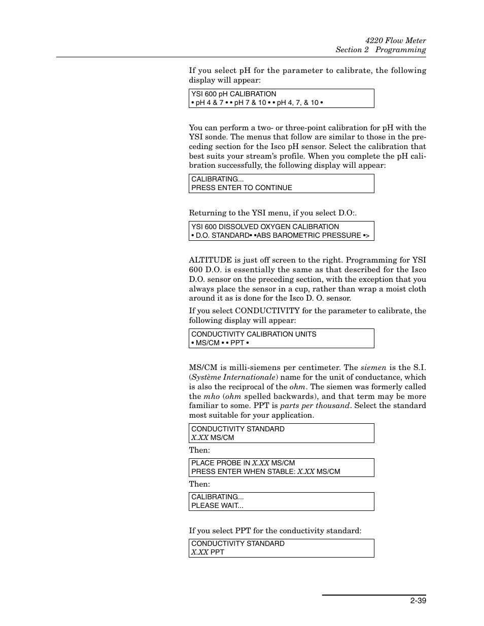 Teledyne 4220 User Manual | Page 67 / 198