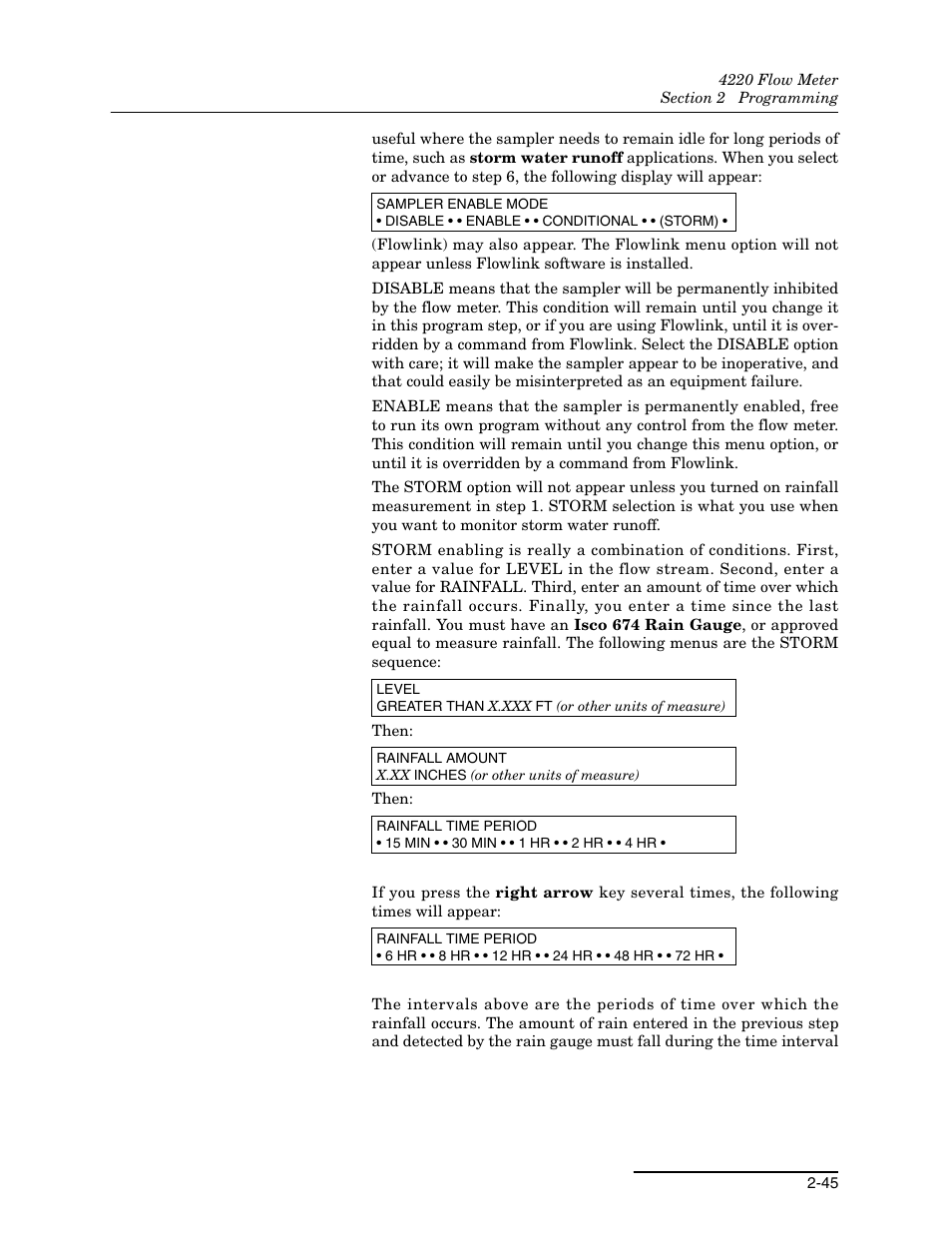 Teledyne 4220 User Manual | Page 73 / 198