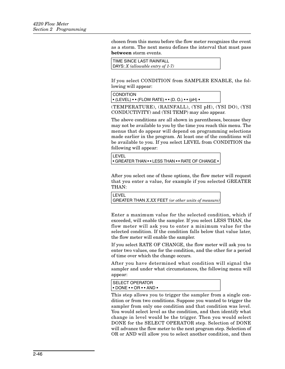 Teledyne 4220 User Manual | Page 74 / 198