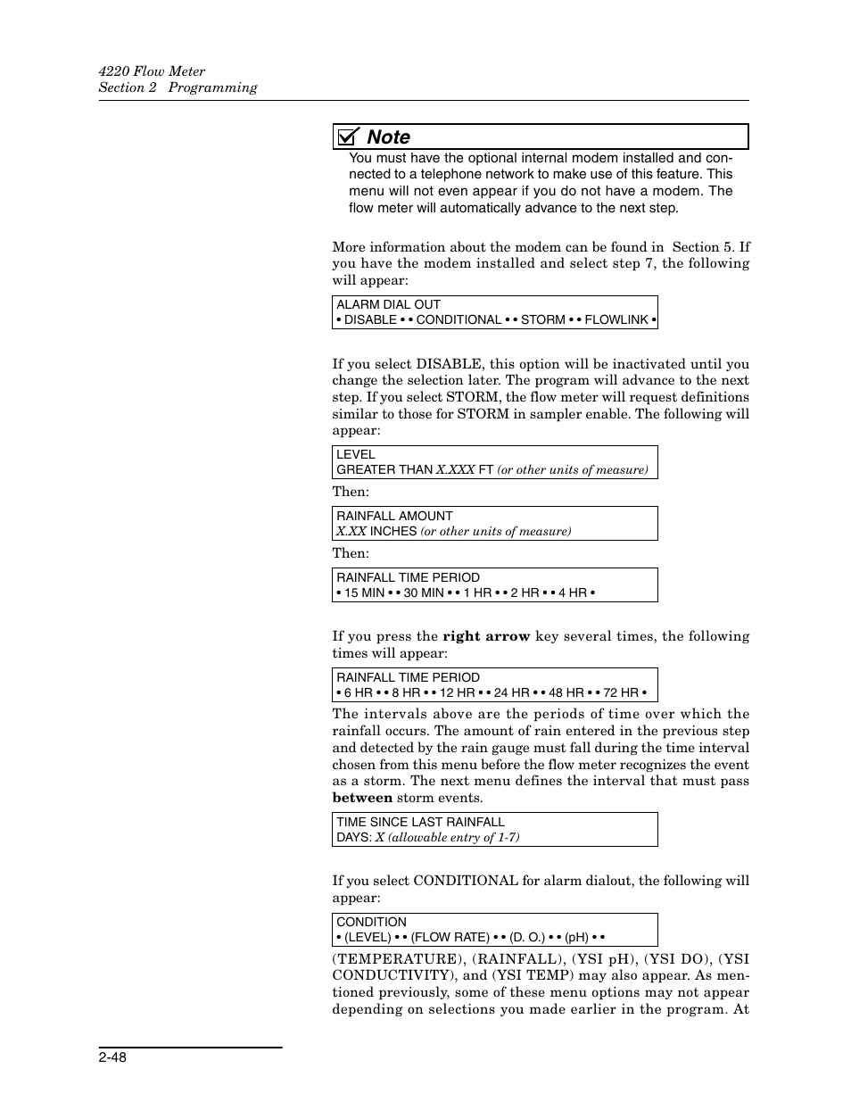 Teledyne 4220 User Manual | Page 76 / 198