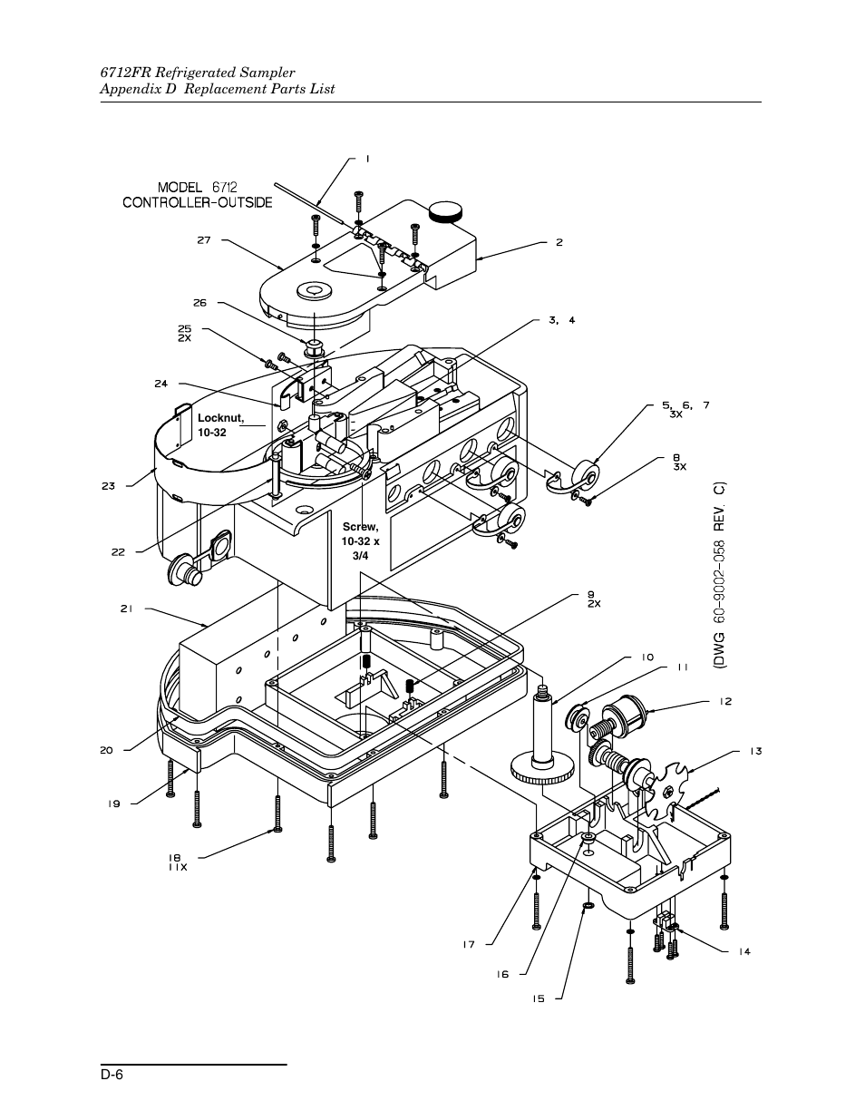 Teledyne Refrigerated Sampler 6712FR User Manual | Page 222 / 244