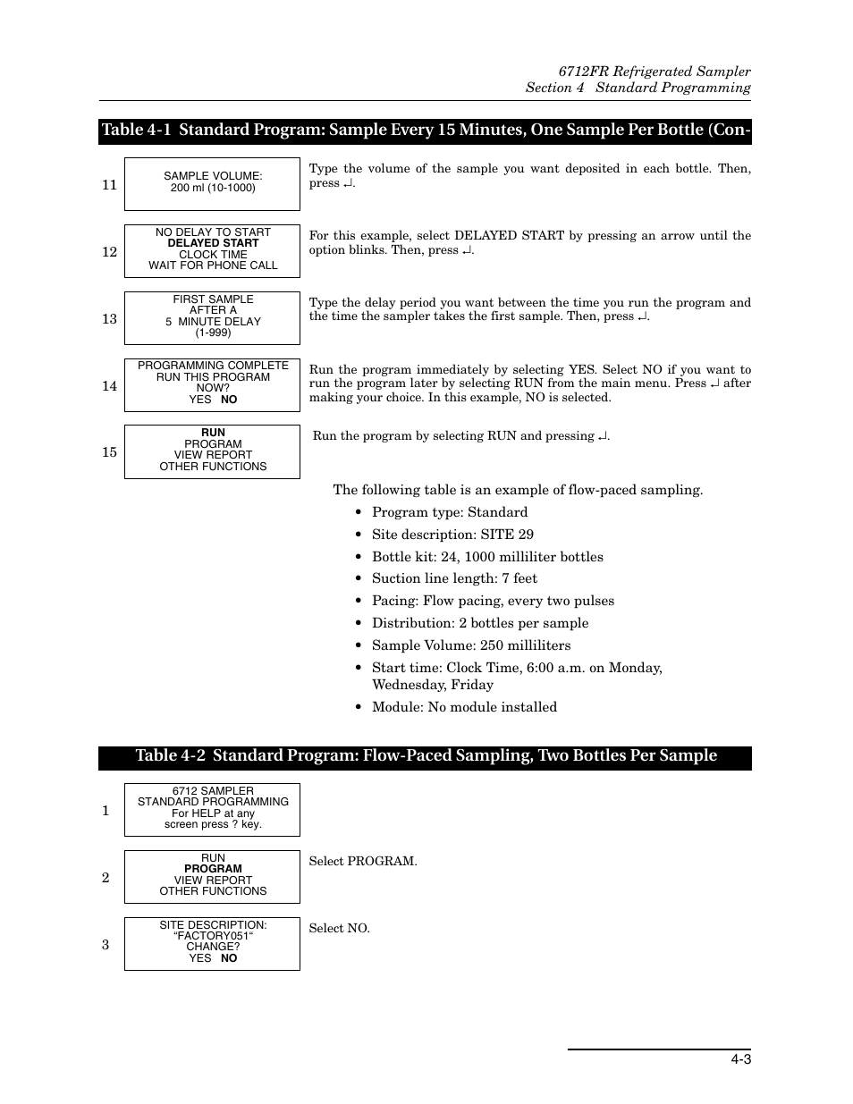 Teledyne Refrigerated Sampler 6712FR User Manual | Page 59 / 244