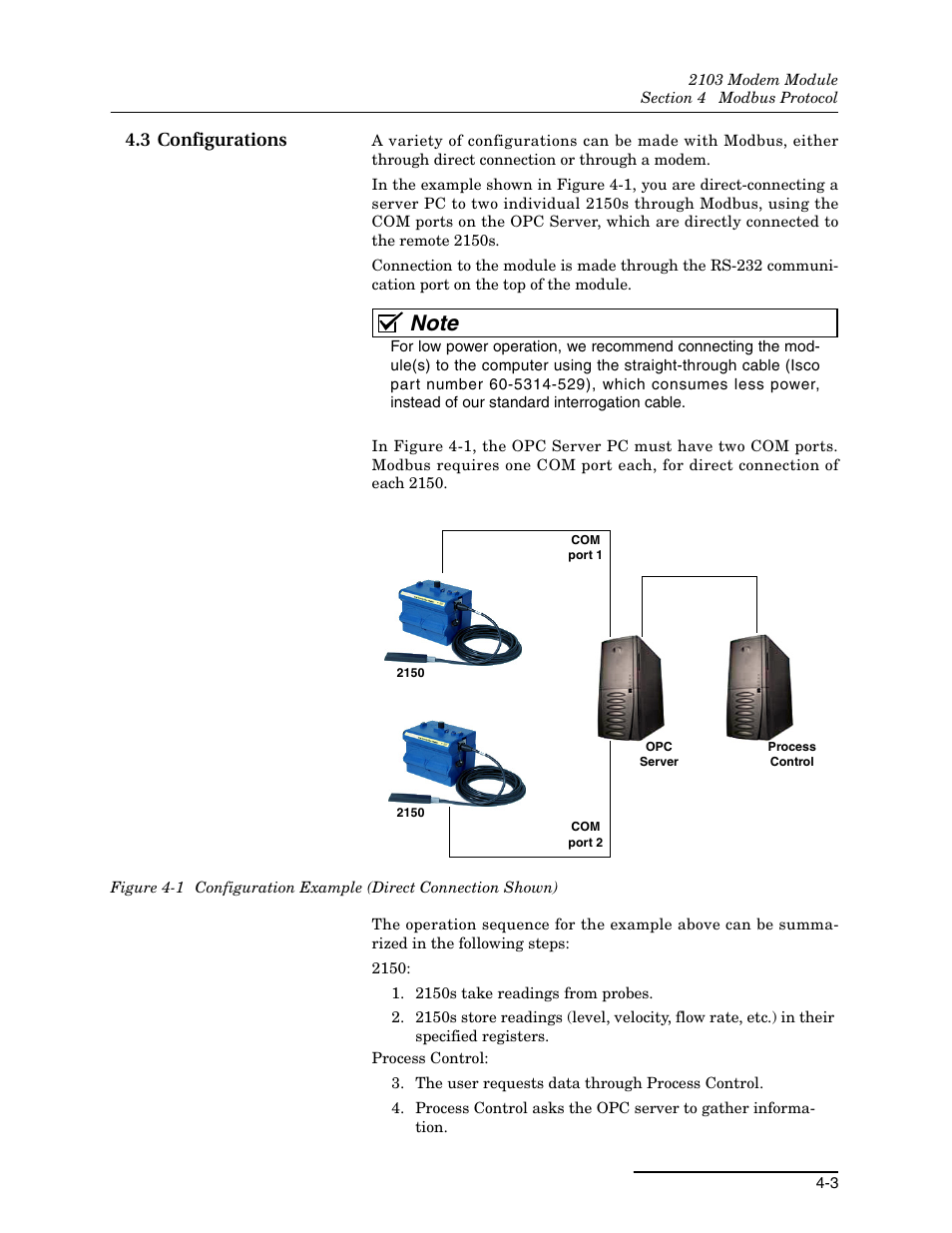 3 configurations, 3 configurations -3 | Teledyne 2103 User Manual | Page 29 / 68