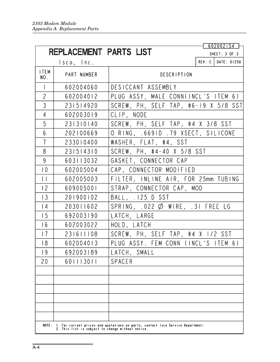 Teledyne 2103 User Manual | Page 44 / 68