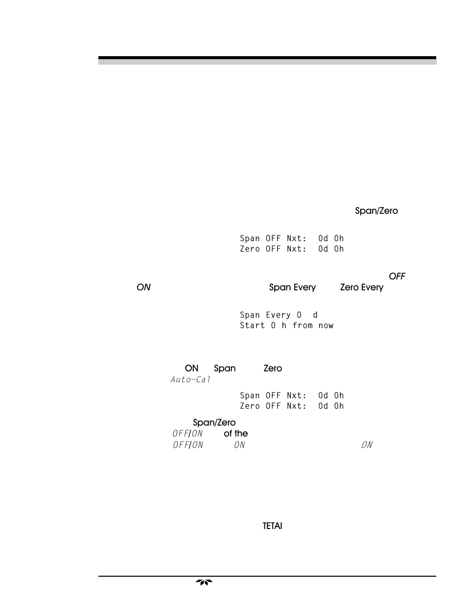 Teledyne 3020T User Manual | Page 41 / 73