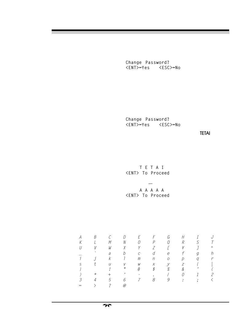 Trace oxygen analyzer operation 4 4-7 | Teledyne 3020T User Manual | Page 43 / 73