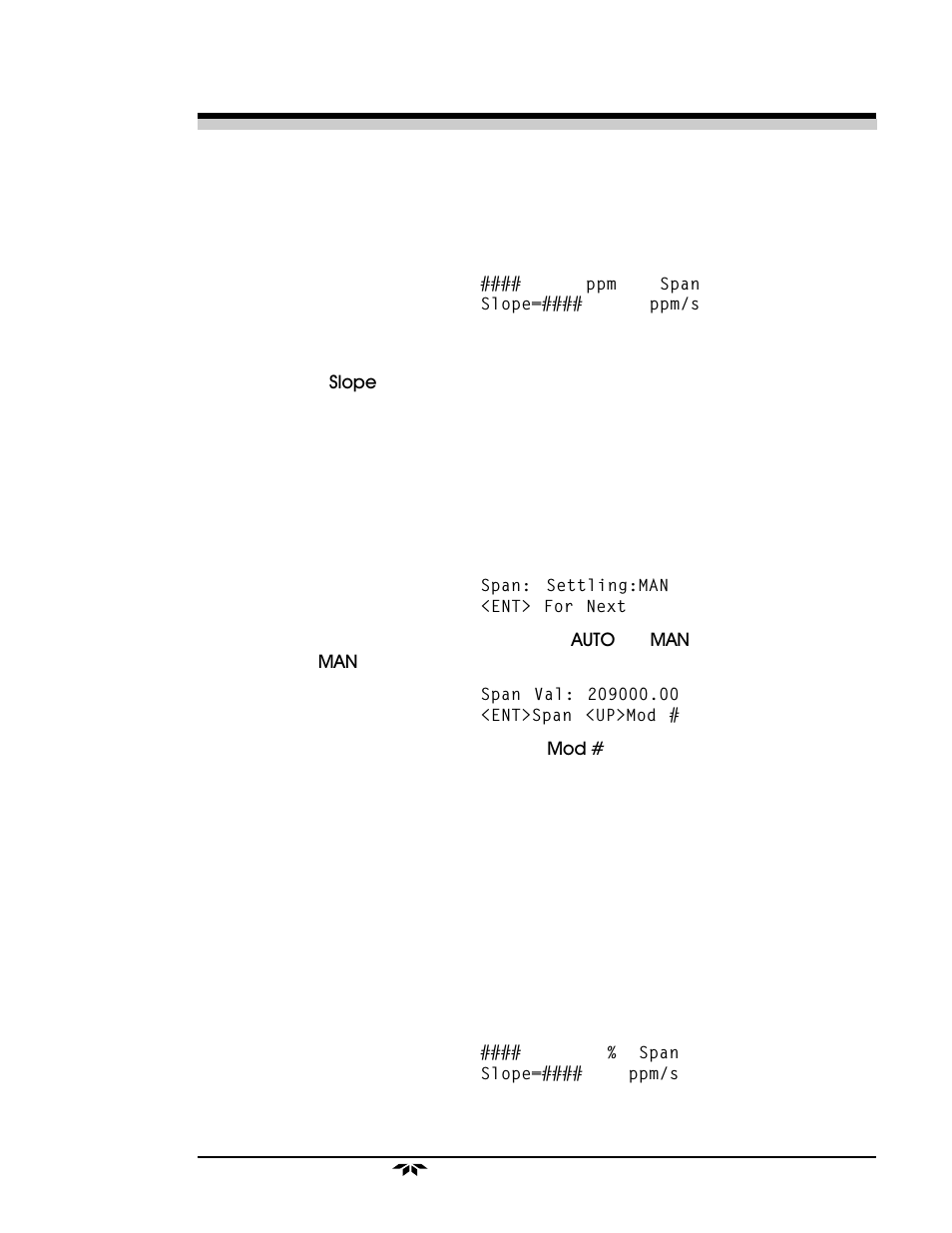 Teledyne 3020T User Manual | Page 49 / 73