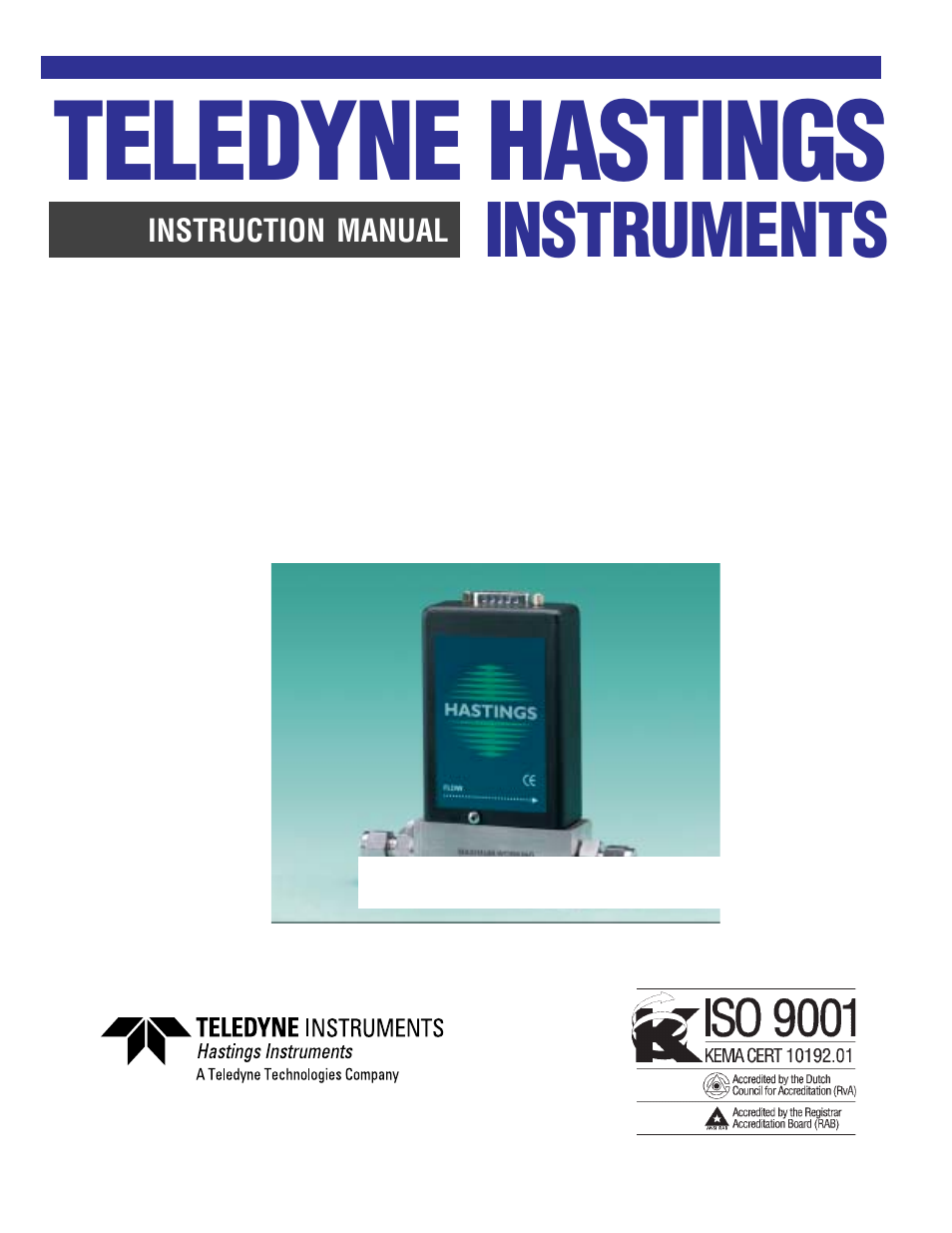 Teledyne HASTINGS 200 User Manual | 28 pages