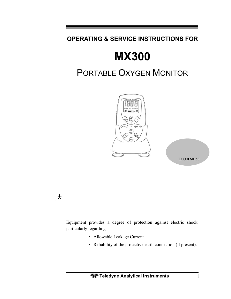 Teledyne MX300 User Manual | 41 pages