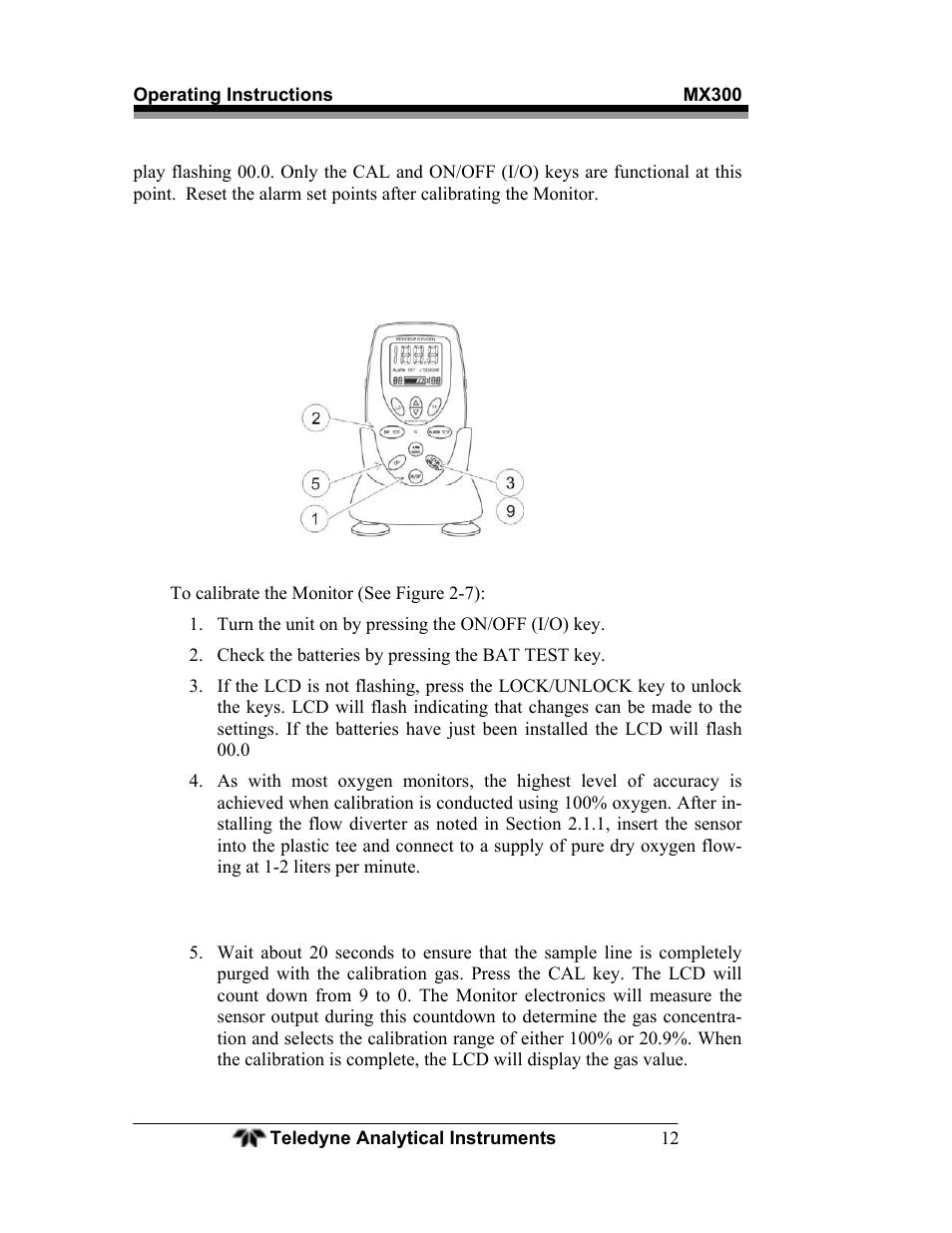 Teledyne MX300 User Manual | Page 20 / 41