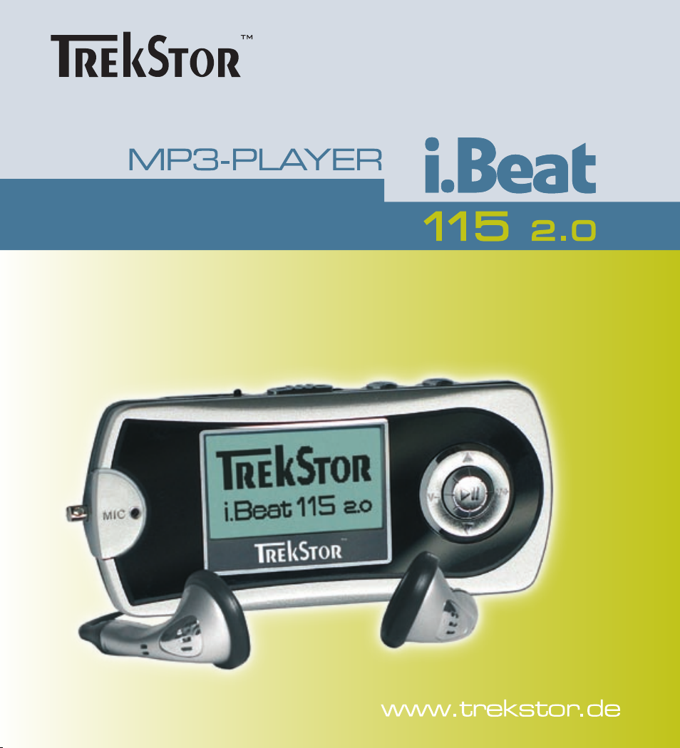 TrekStor 115 User Manual | 34 pages