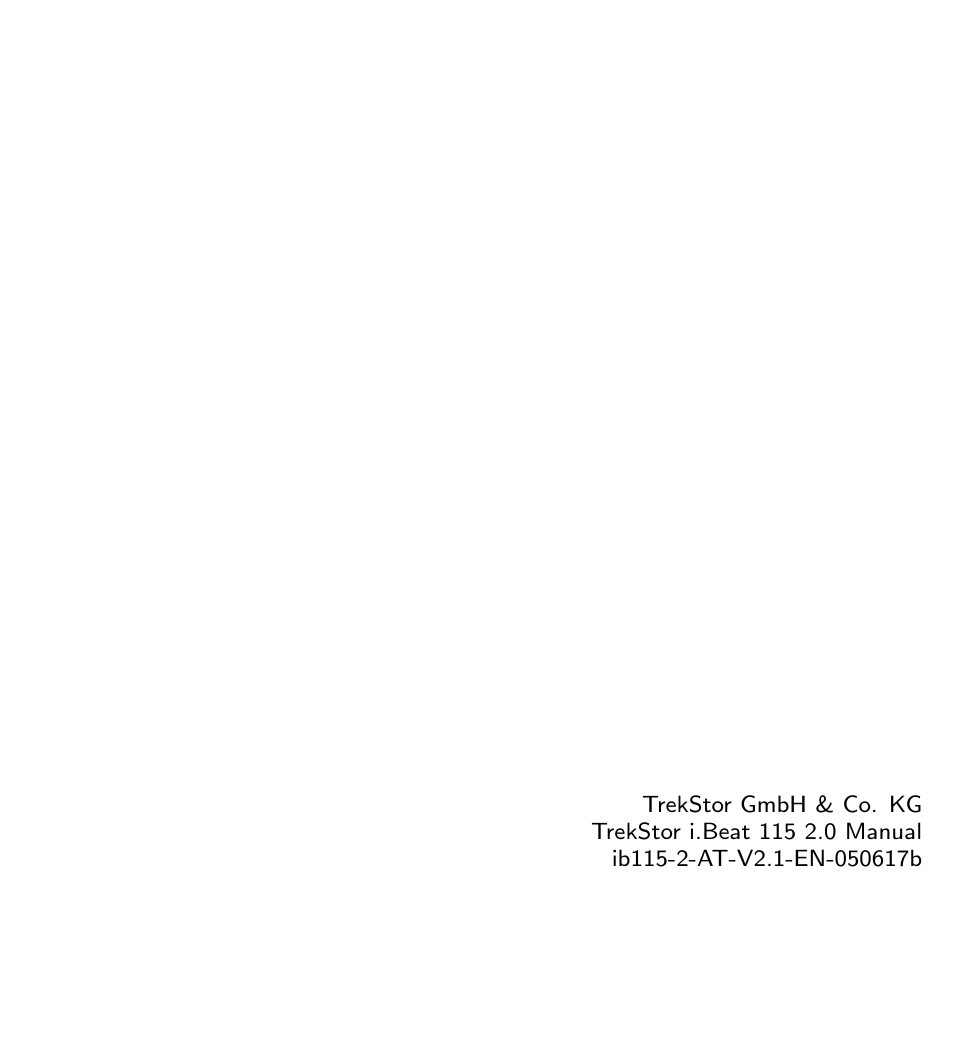 TrekStor 115 User Manual | Page 33 / 34