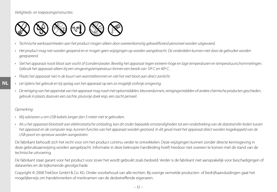 TrekStor DataStation maxi g.u User Manual | Page 32 / 65