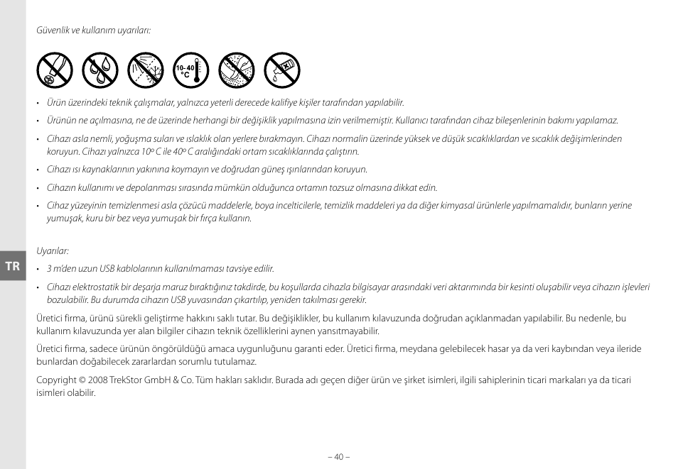 TrekStor DataStation maxi g.u User Manual | Page 40 / 65