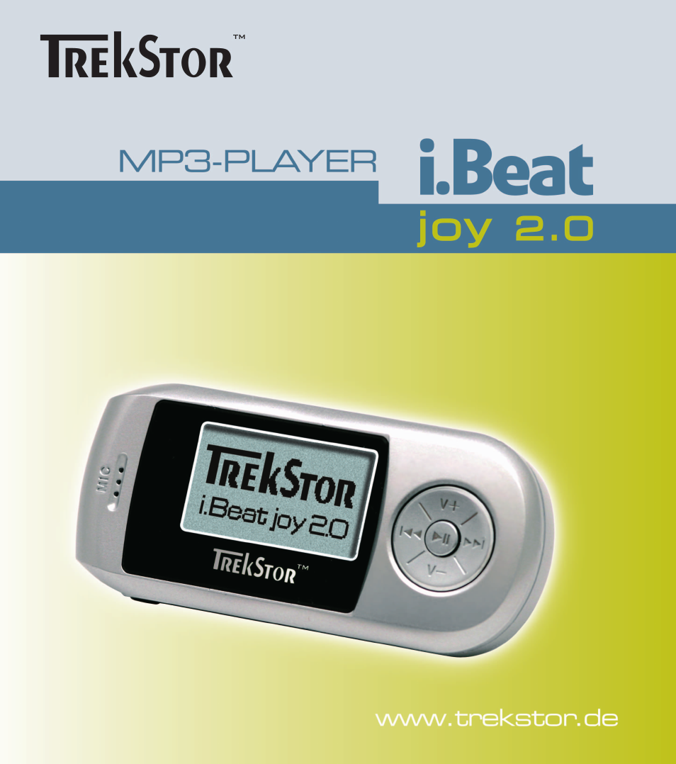 TrekStor i.Beat joy 2.0 User Manual | 34 pages