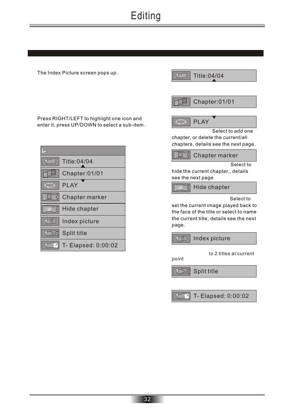 Editing | Tangent Audio DVR-500 User Manual | Page 34 / 40