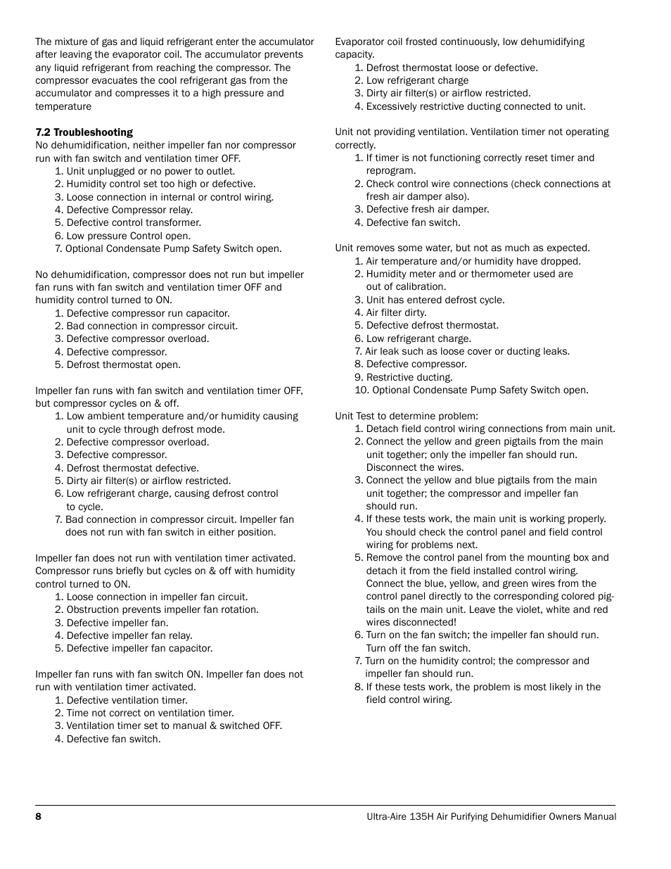 Therma-Stor Products Group FOCUS 135H User Manual | Page 8 / 12
