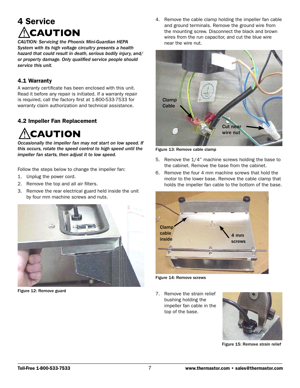 4 service | Therma-Stor Products Group TS-261B User Manual | Page 7 / 11