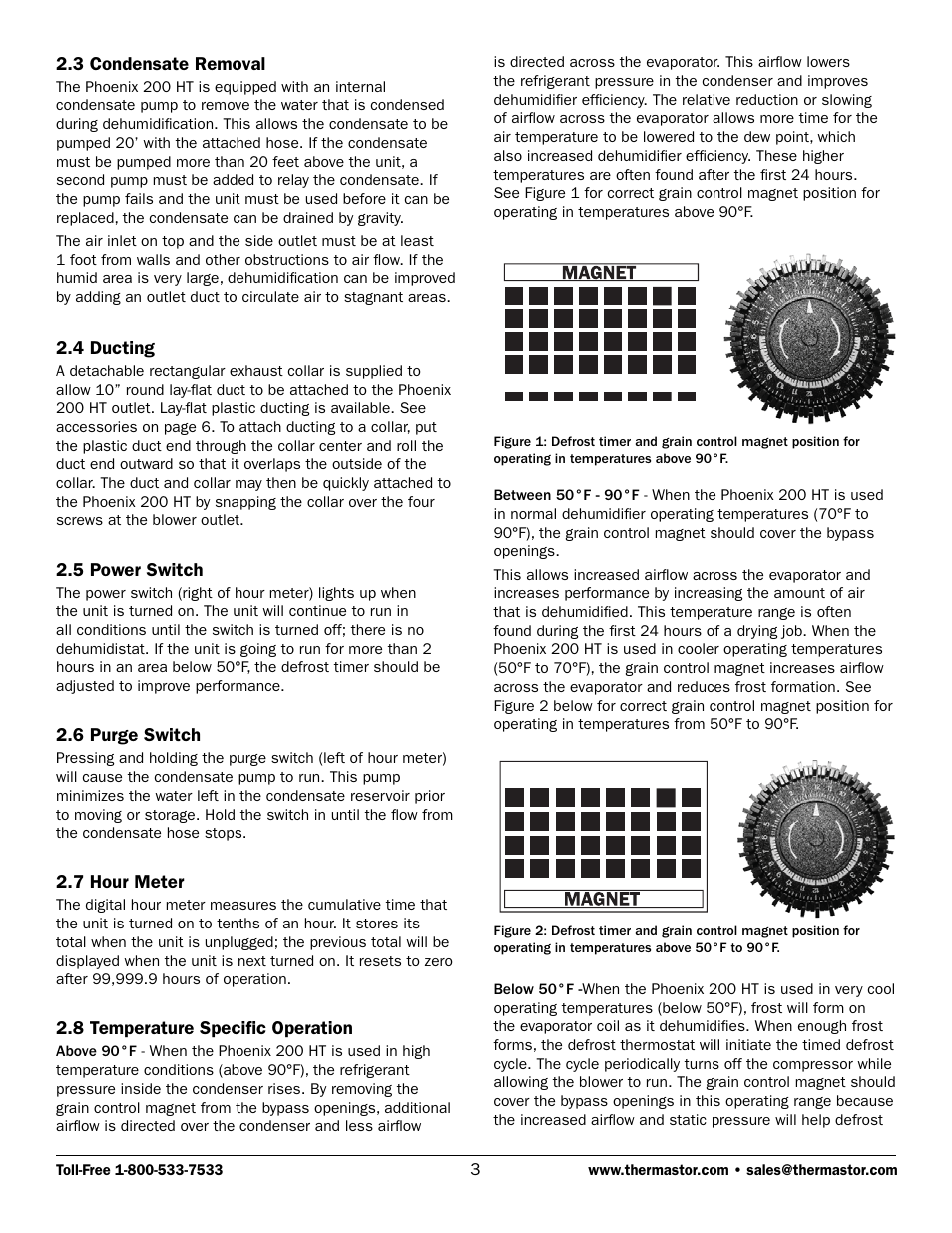 Therma-Stor Products Group Phoenix 200 HT User Manual | Page 3 / 9