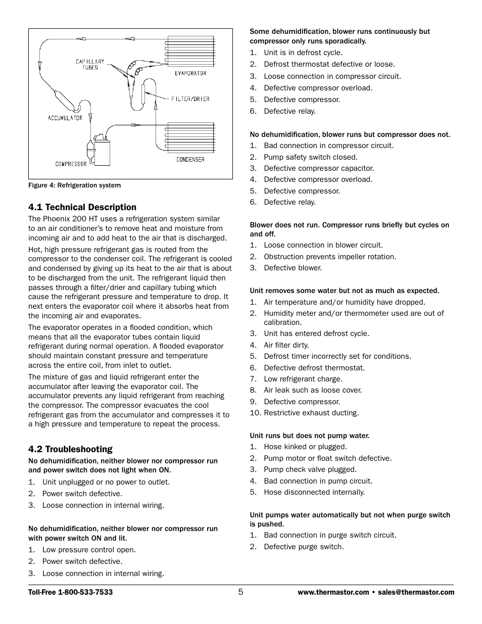 Therma-Stor Products Group Phoenix 200 HT User Manual | Page 5 / 9