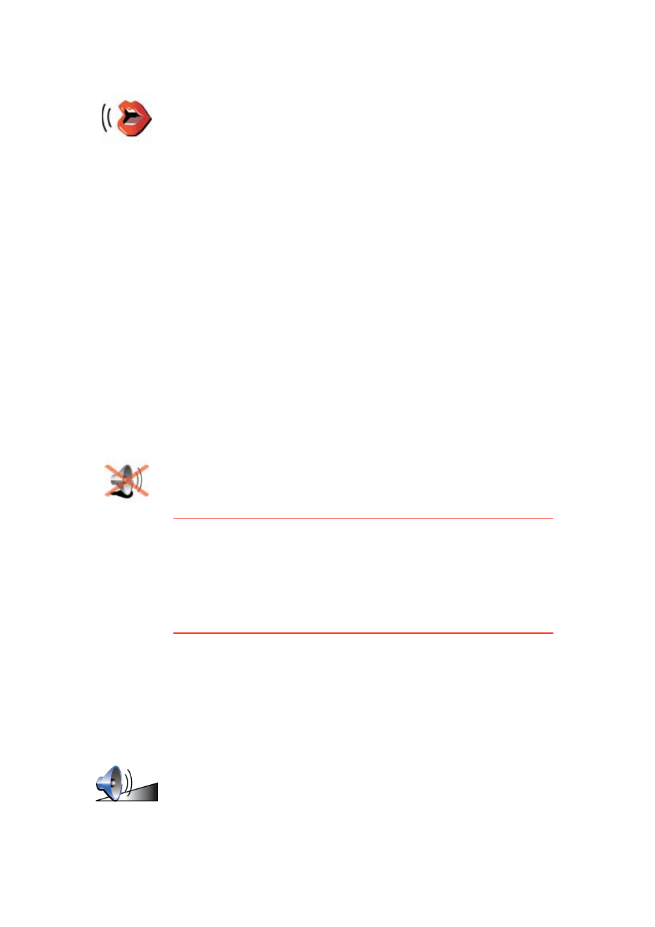 Voice preferences, Turn off sound / turn on sound, Volume preferences | Voice preferences turn off sound / turn on sound | TomTom LTO 200D User Manual | Page 46 / 79